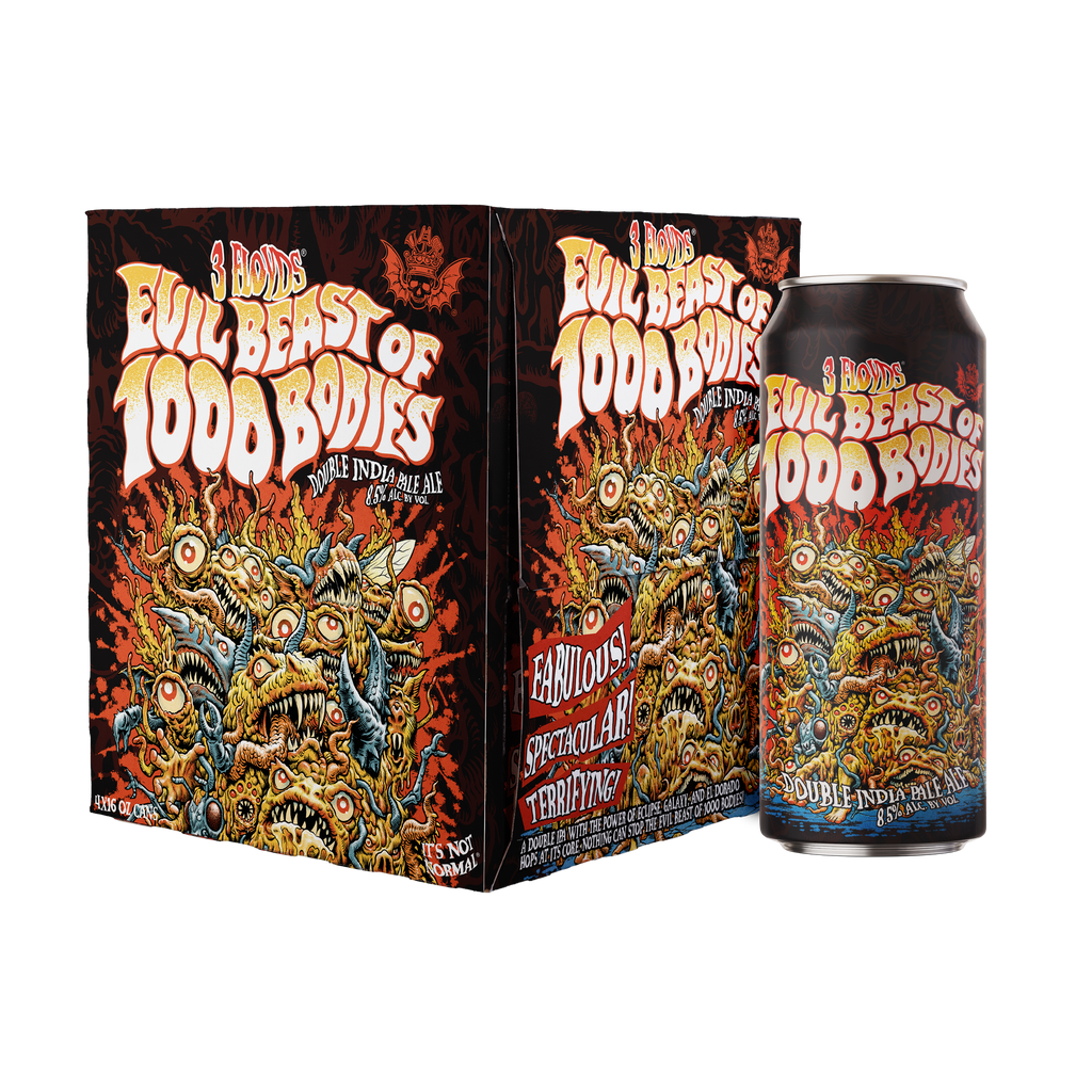 Evil Beast of 1000 Bodies 4pk Cans - PICK-UP ONLY